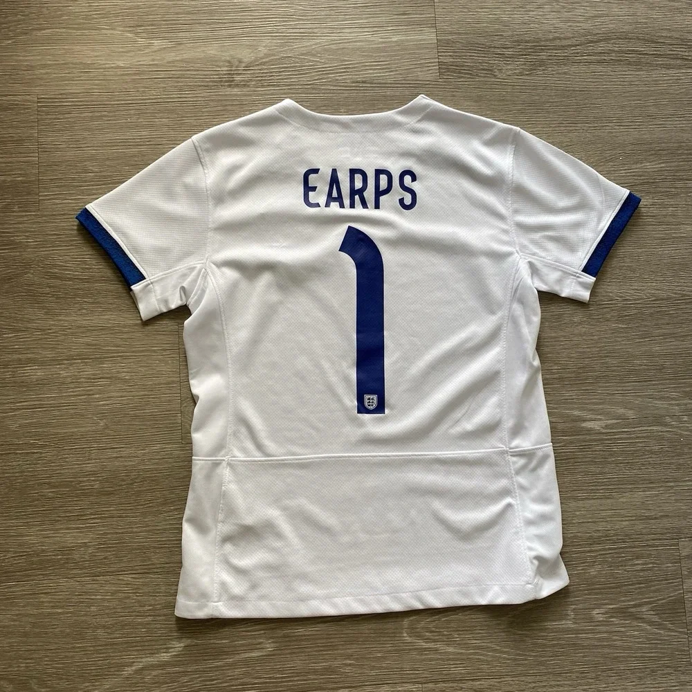 Nike Engineered England 2023 Home Match Jersey Women's XL White Dry-FIT Earps #1